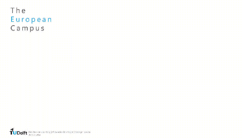 Preliminary results of European campus research - to be published in book 