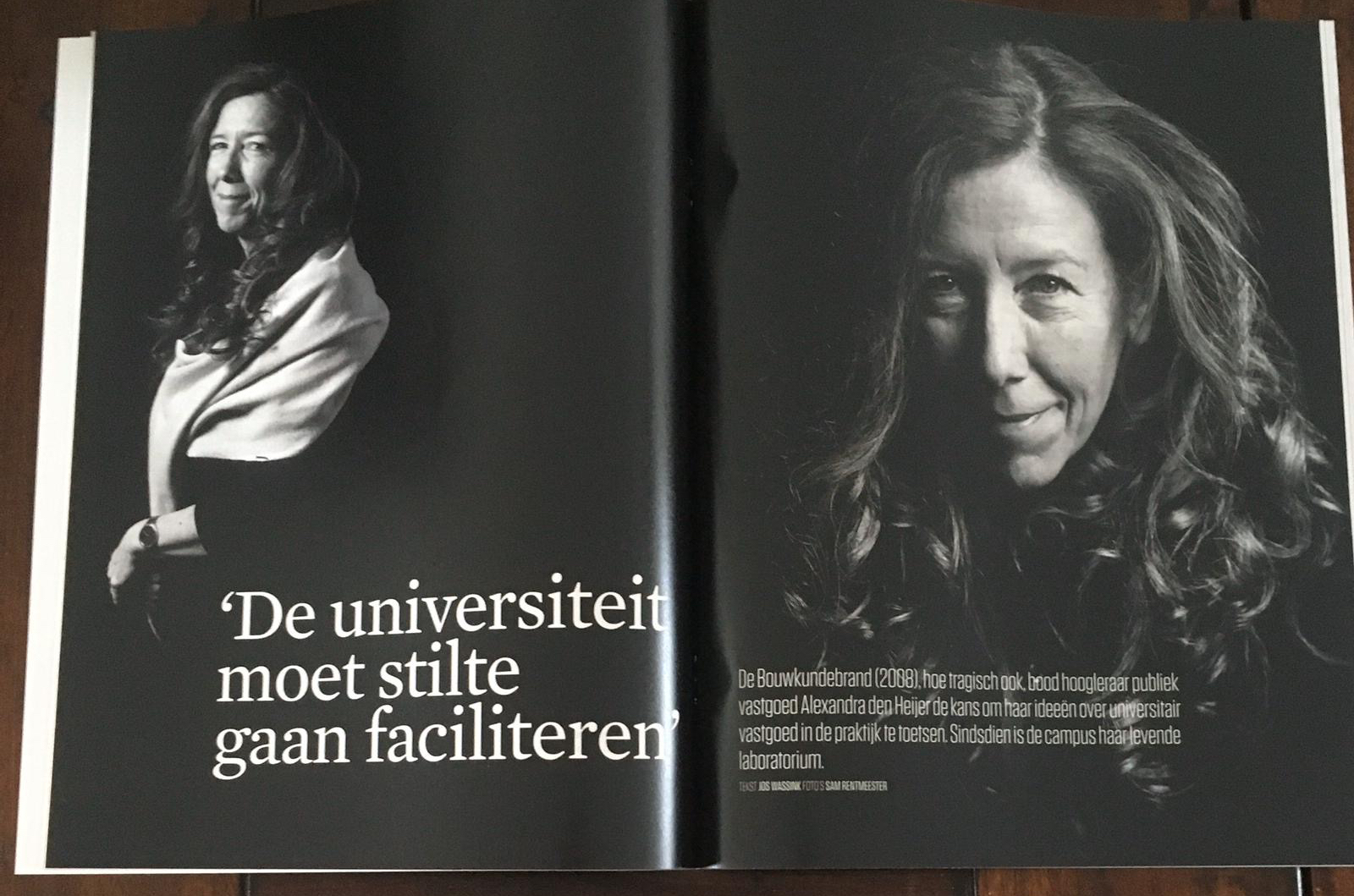 photo pages Delft Integraal (Alexandra den Heijer by Sam Rentmeester)